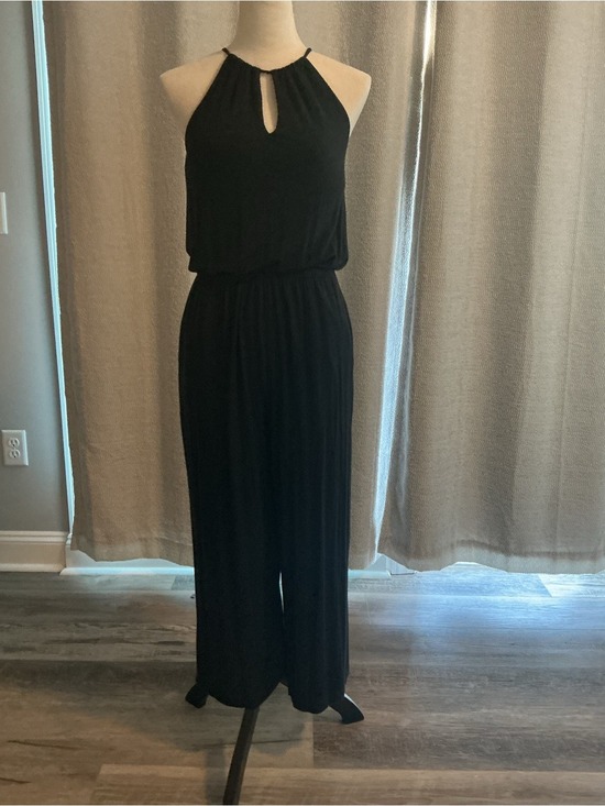 Soma Pants - Soma Halter Jumpsuit with Keyhole Neck
